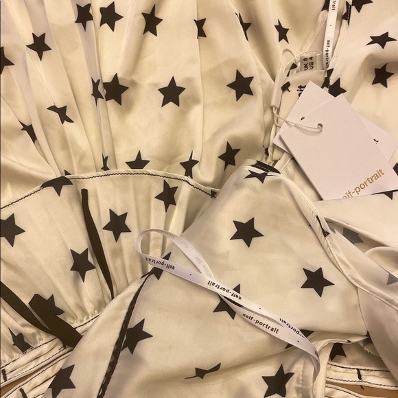 Self-portrait Printed Star Cocktail Dress - Picture 5 of 6